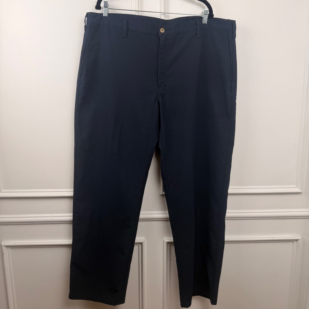 Workrite Nomex IIIA FR Navy Blue Work Pants Mens 44X 402NX75NB Flame Resistant